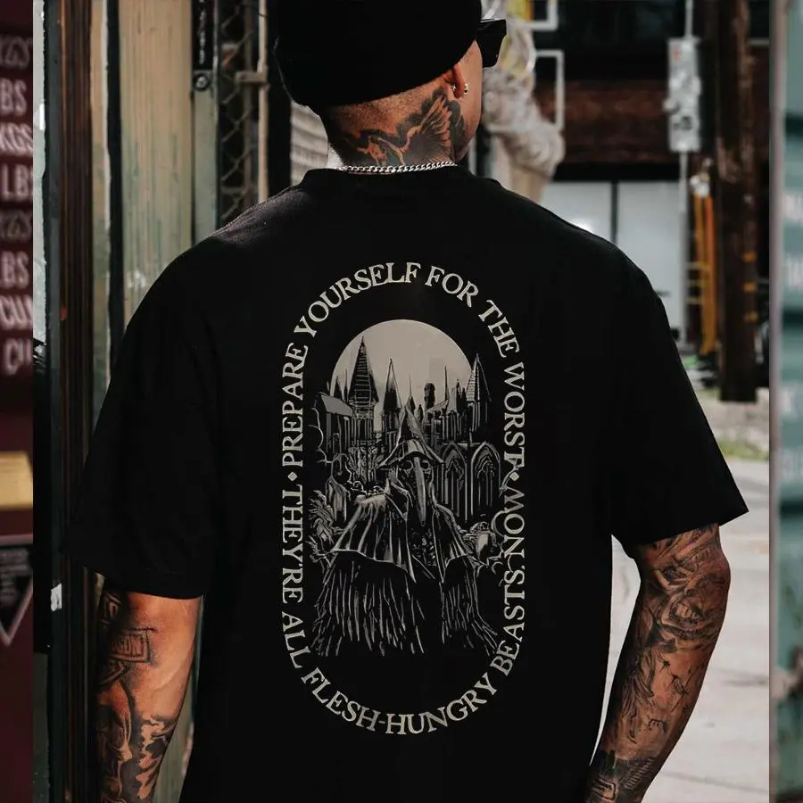 Prepare Are Yourself For The Worst Printed Men's T-shirt