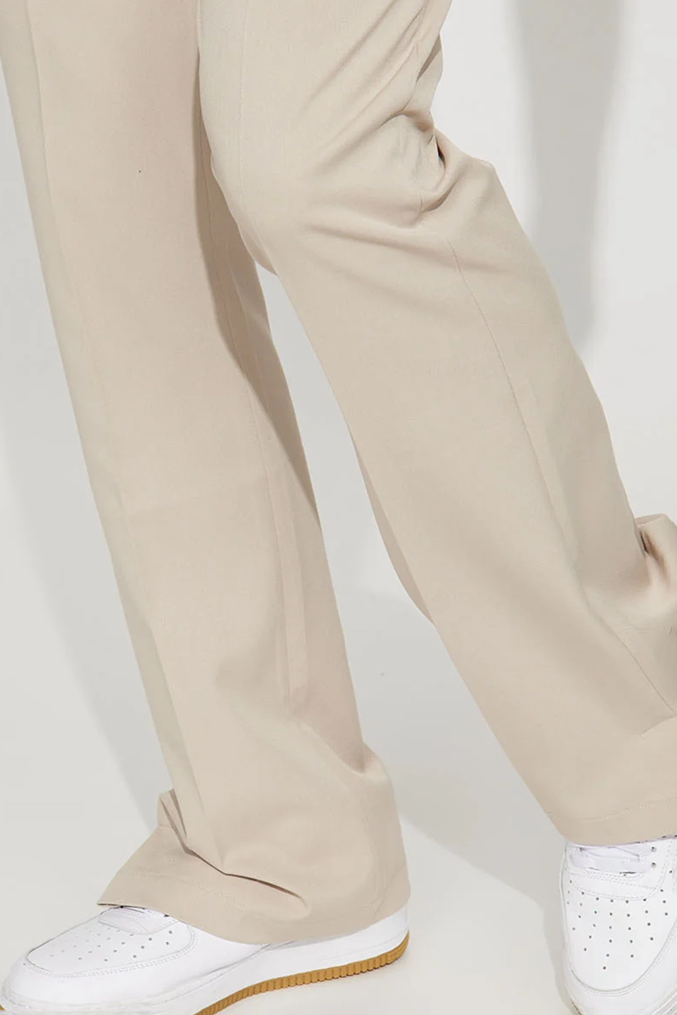 Don't Believe You Gabardine Flare Slit Trouser