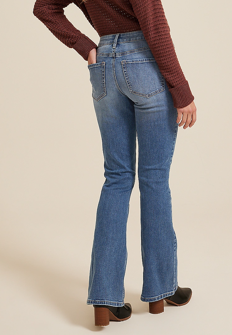 m jeans by maurices Classic Flare Mid Rise Jean