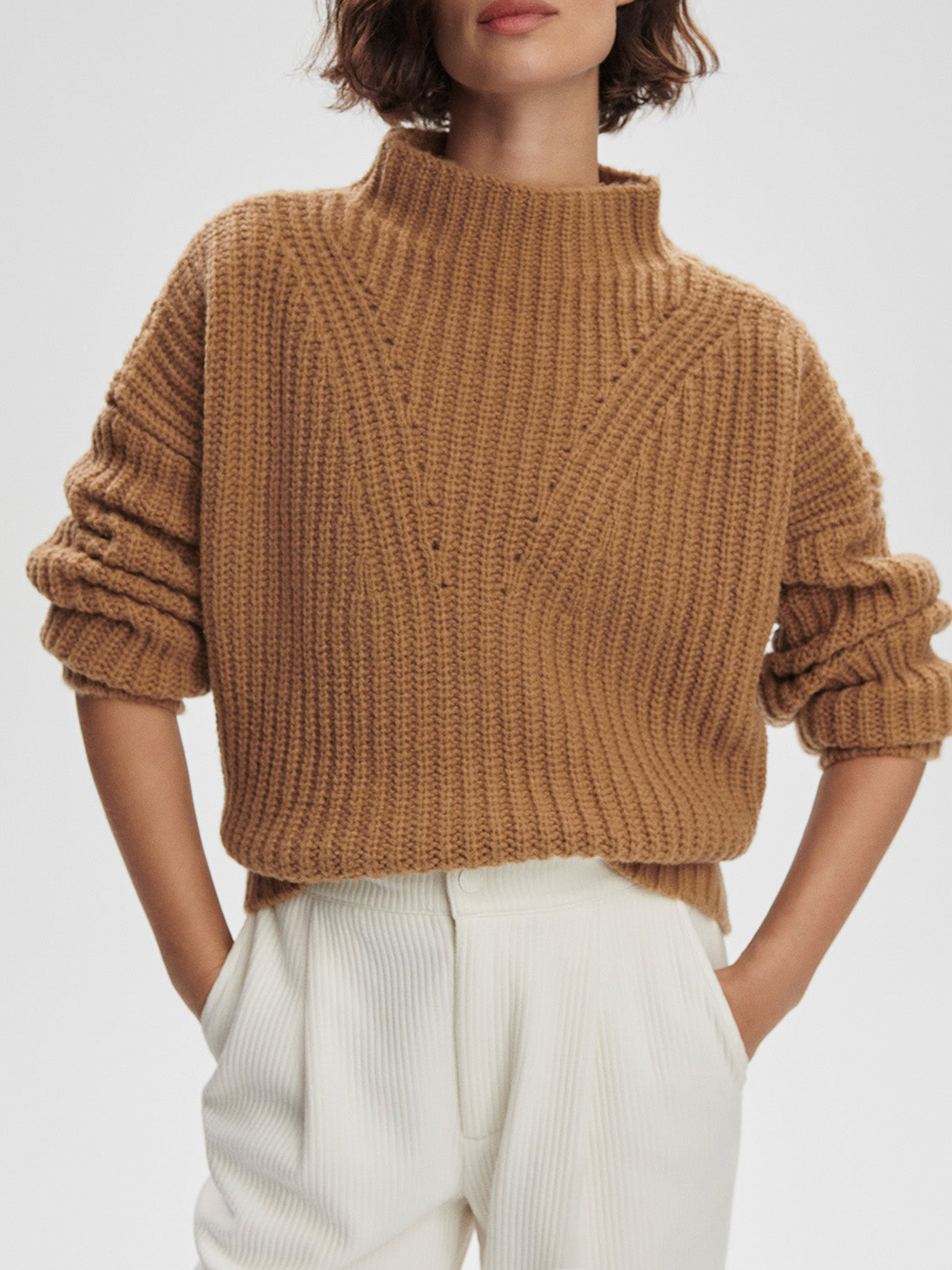 Blossom Mock Neck Sweater