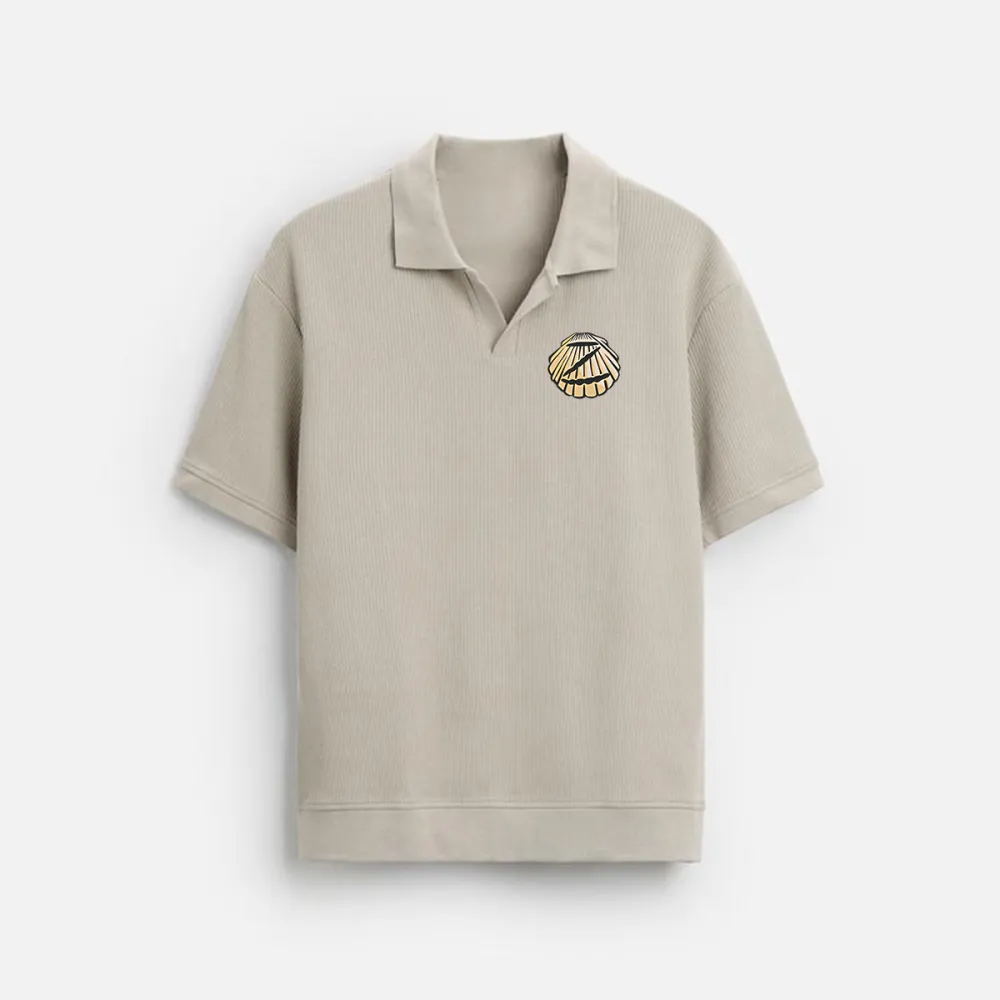 Beach Surfing Printed Polo Shirt