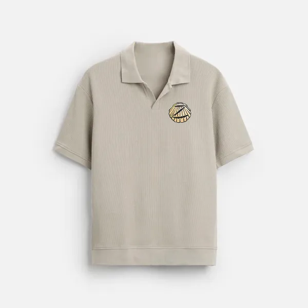 Beach Surfing Printed Polo Shirt