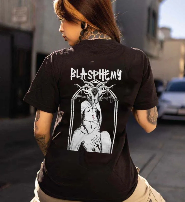 Blasphemy Printed Women's T-shirt