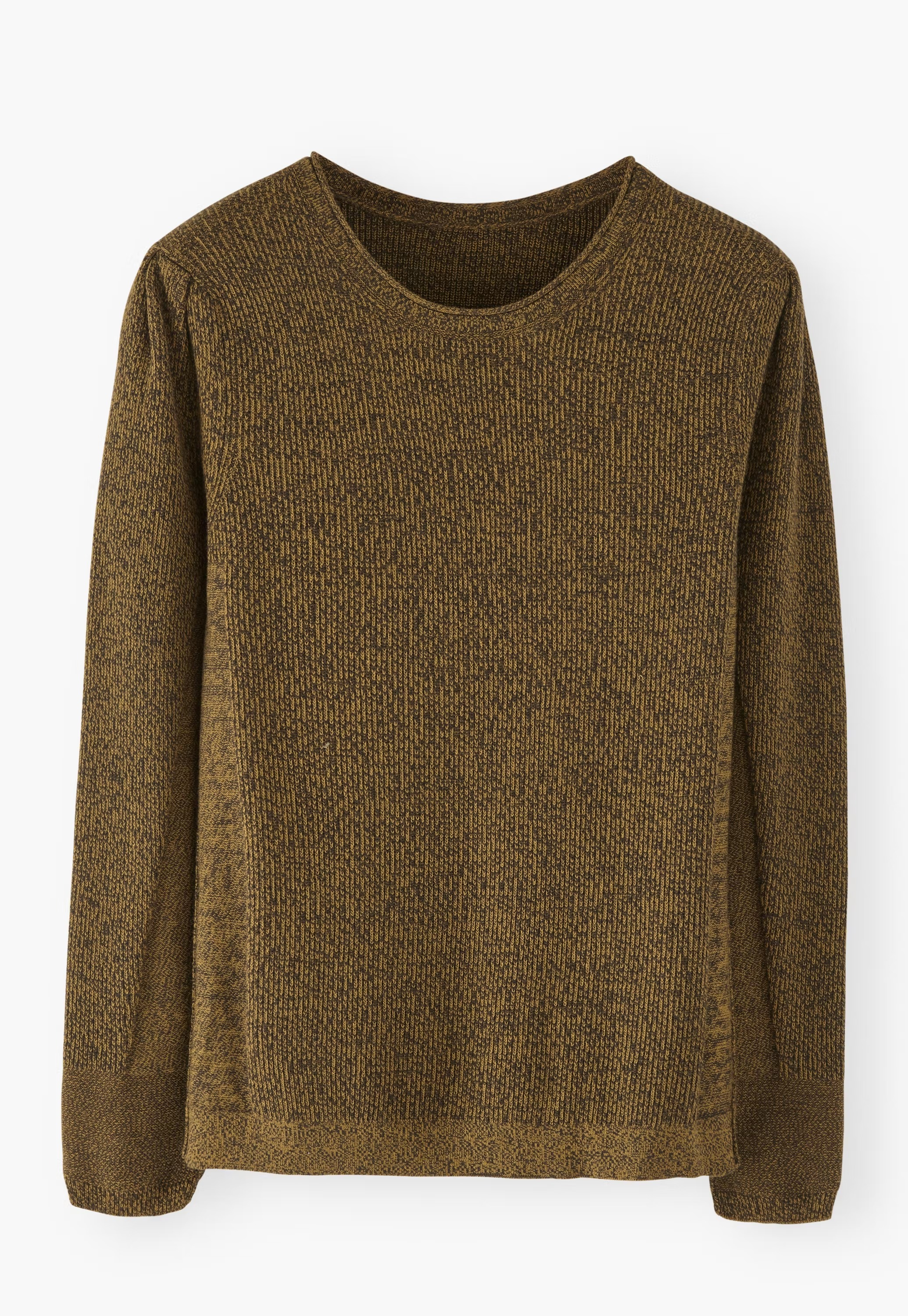 Flecked sweater
Wool & organic cotton