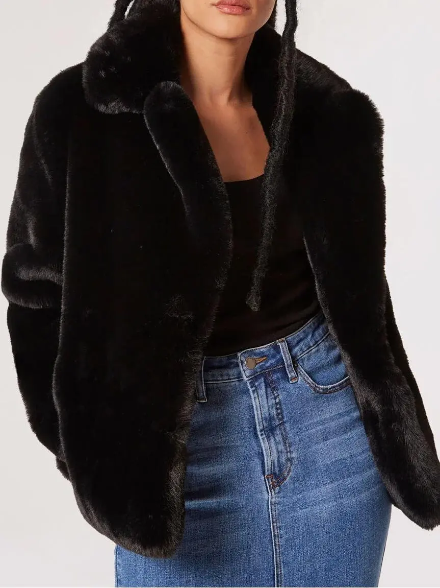 Short Opulent Fur Coat