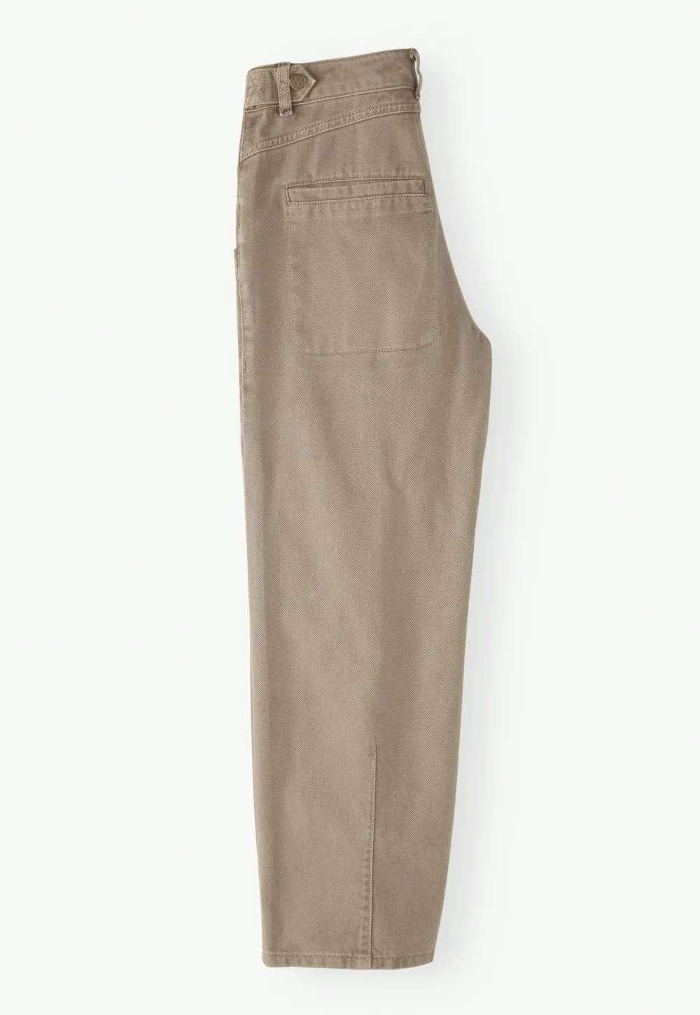 Seamed trousers
Cotton twill