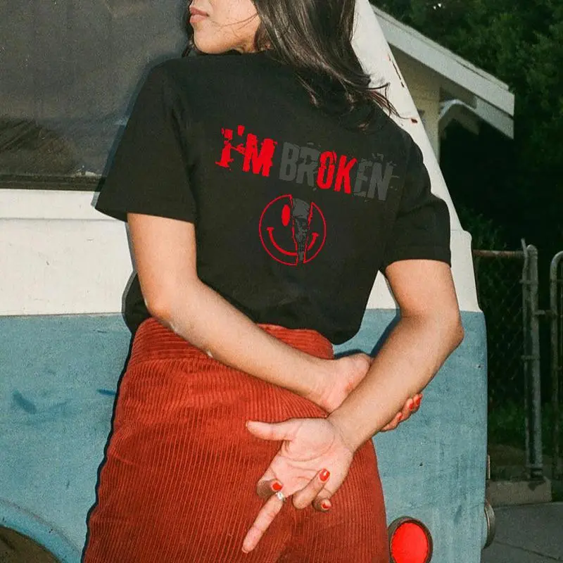 I'm Broken Print Women's T-shirt