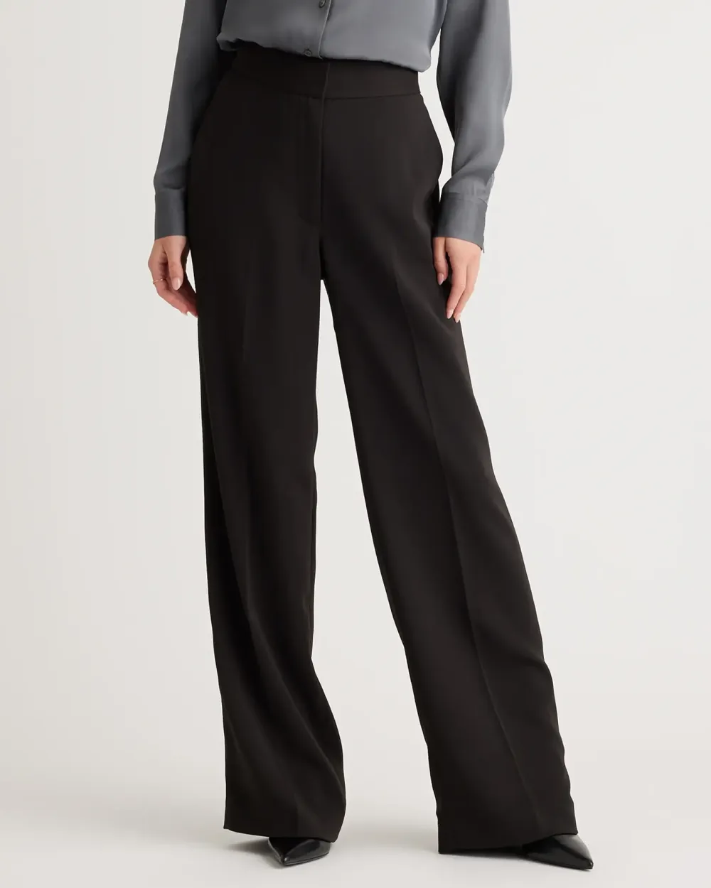 Stretch Crepe Classic Trouser Pants