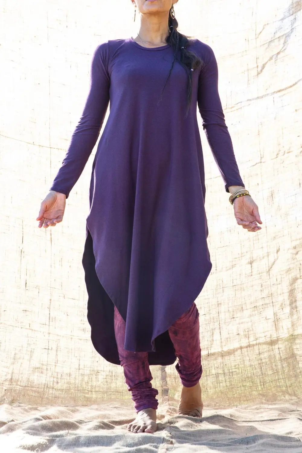 North Wind Dress - Aubergine