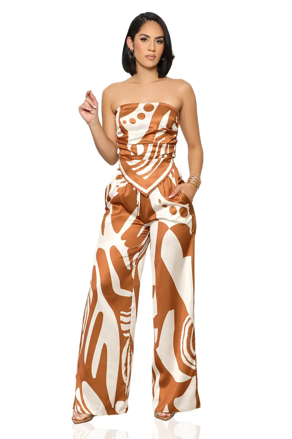 A Silky Situation Pants Set