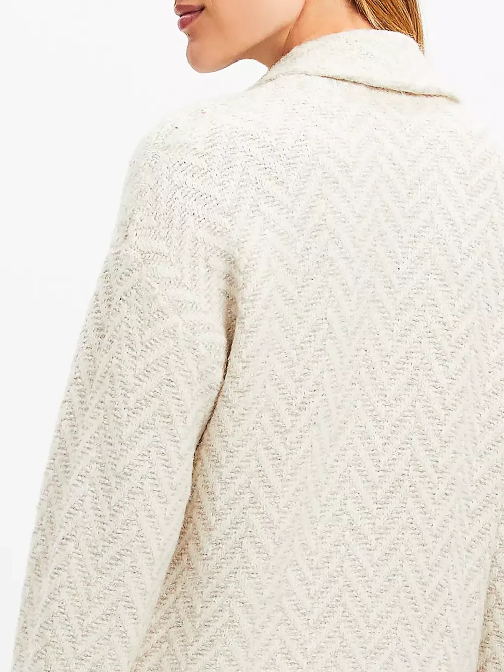 Chevron Textured Pocket Cardigans