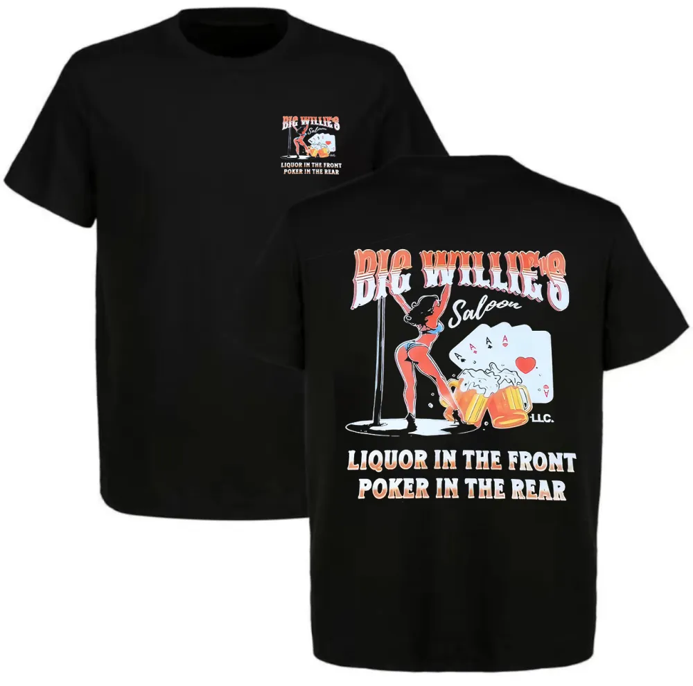 Big Willie's Saloon Printed Men's T-shirt