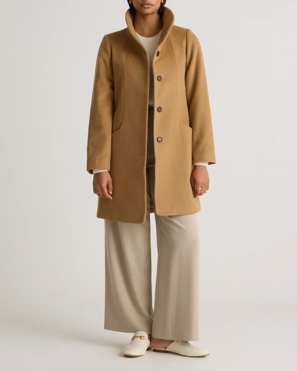 Italian Wool Cocoon Coat