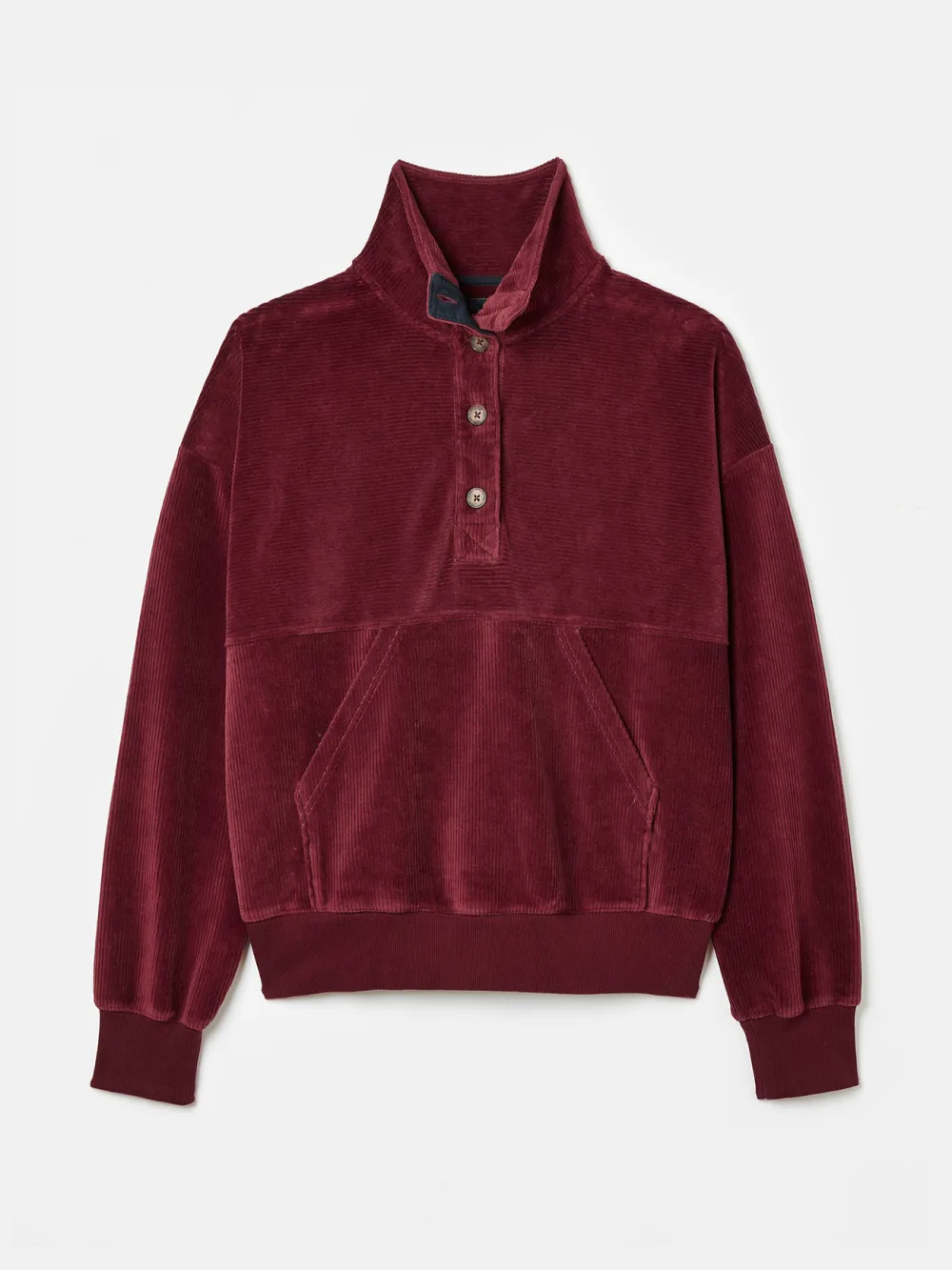 Renee Burgundy Corduroy Sweatshirt