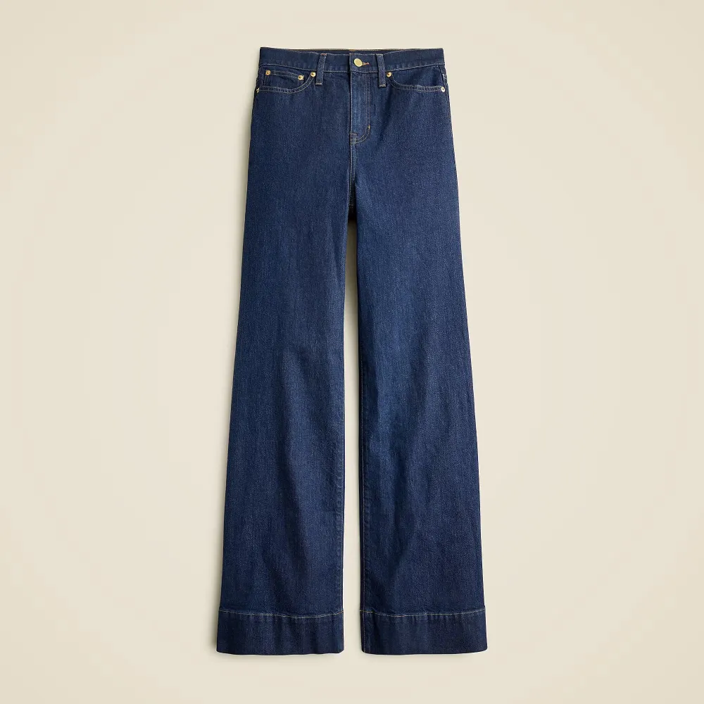 Denim semi-stretch trouser