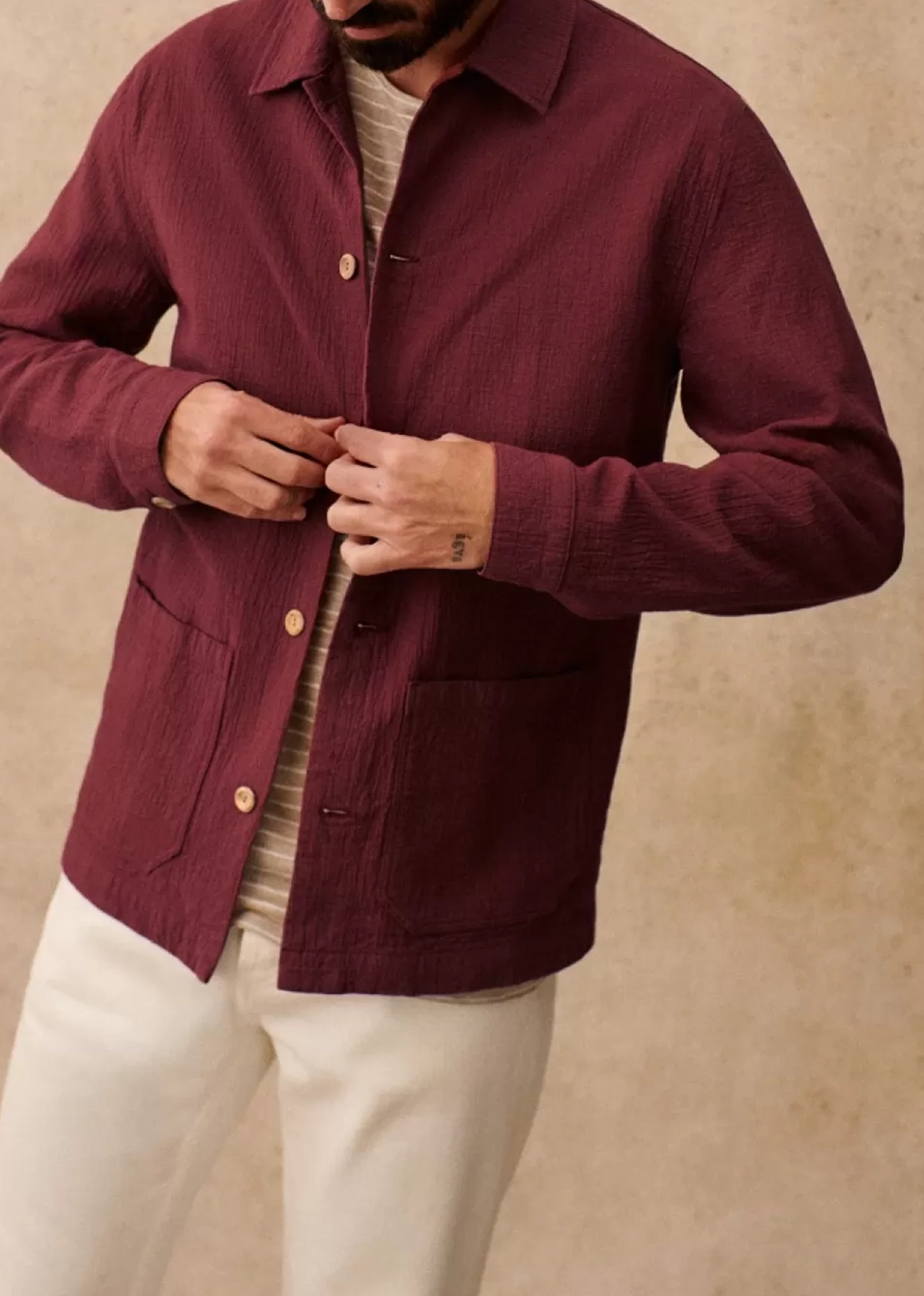 Tim Coton Texture Jacket