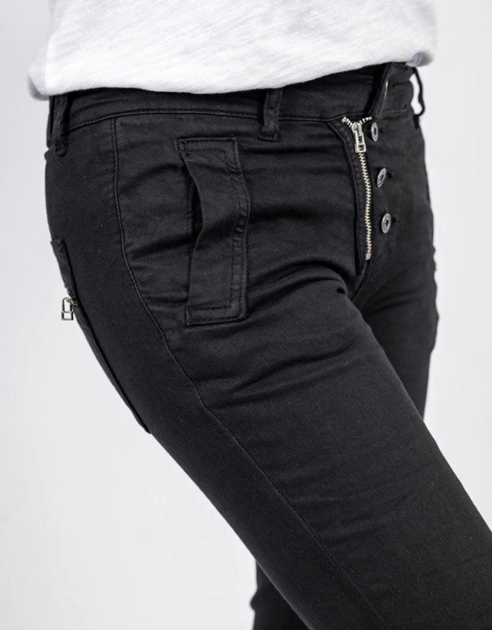 Italian Star Jeans - Black