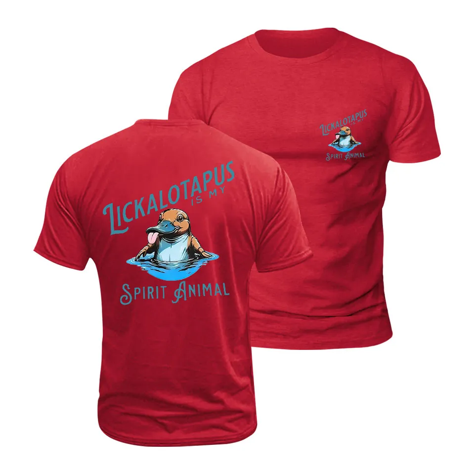 Lickalotapus Is My Spirit Animal Printed Men's T-shirt
