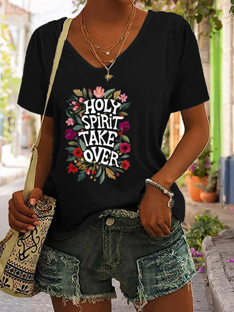 Holy Spirit Take Over Shirt, Funny Christian Shirts, Holy Spirit Shirt, Jesus Gift For Wife, Gifts For Women, Jesus
