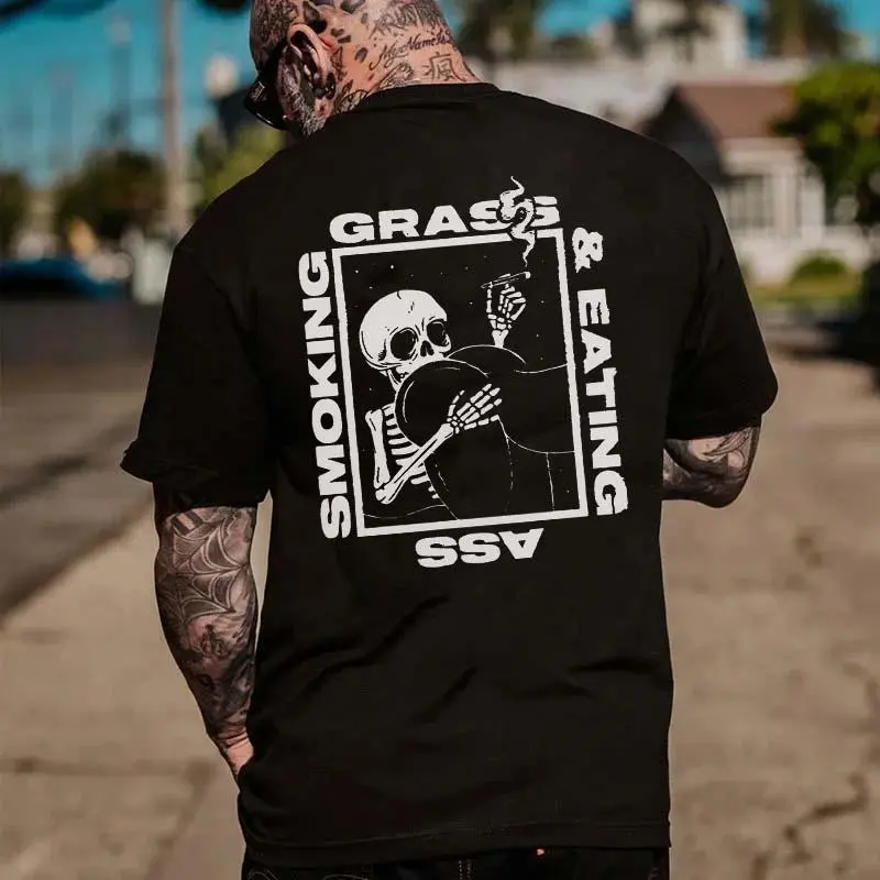 Eating Ass Printed Men's T-shirt