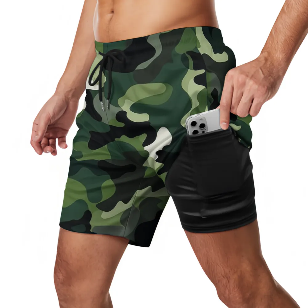 Various Colors Camouflage Sports Beach Shorts