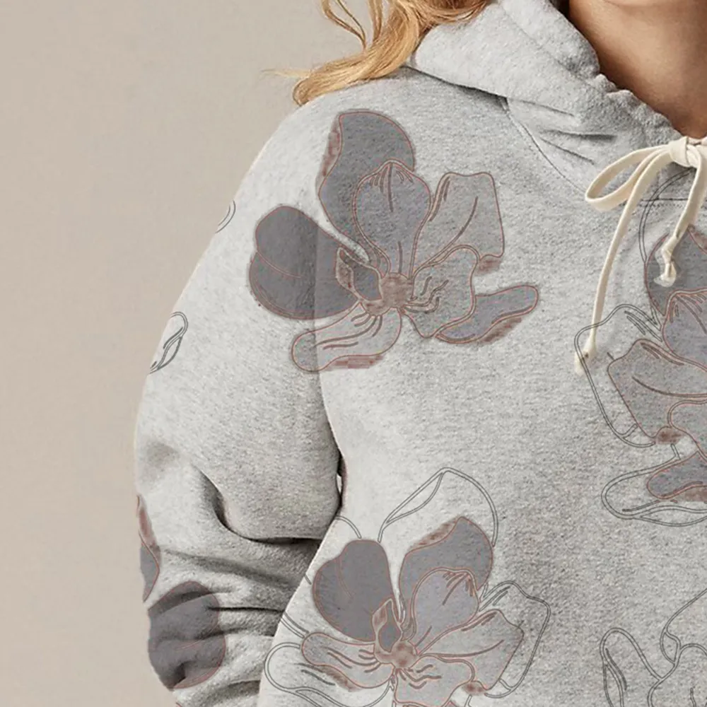 Relaxed heritage fleece hoodie