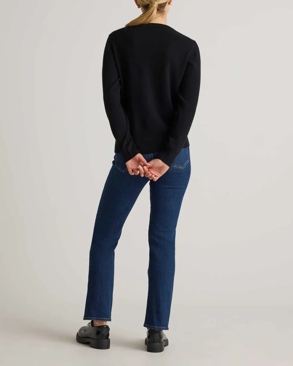 Regular Mongolian Cashmere Crewneck Sweater