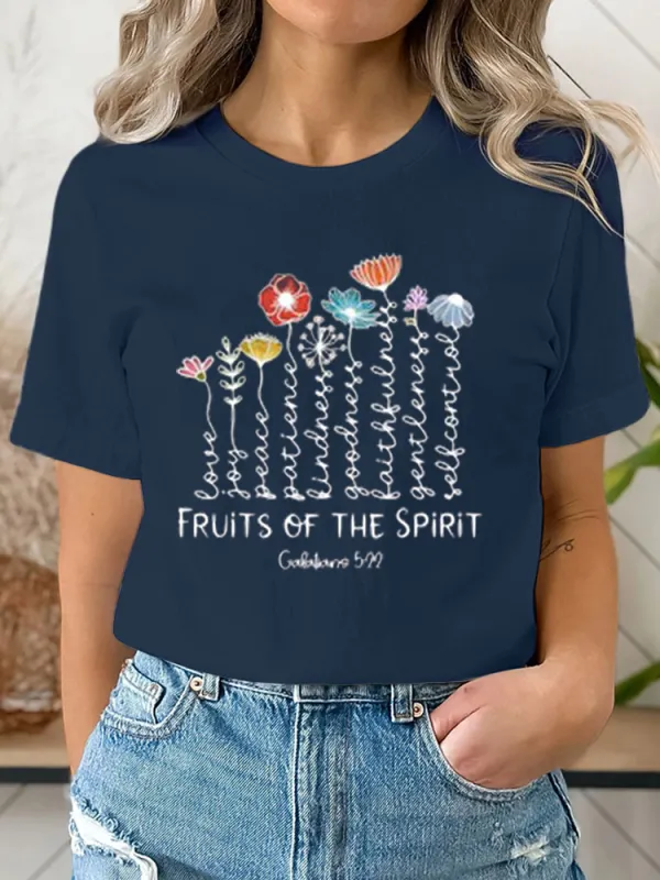 Fruits OF The Spirits Galatians Shirt, Bible Verse Tee, Christian Gift, Religious T-Shirt, Church Tshirt, Christian Clothing, Faith Shirt