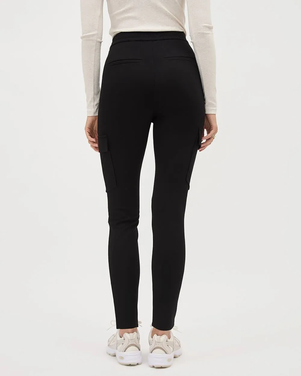 Black Legging Pant with Cargo Pockets