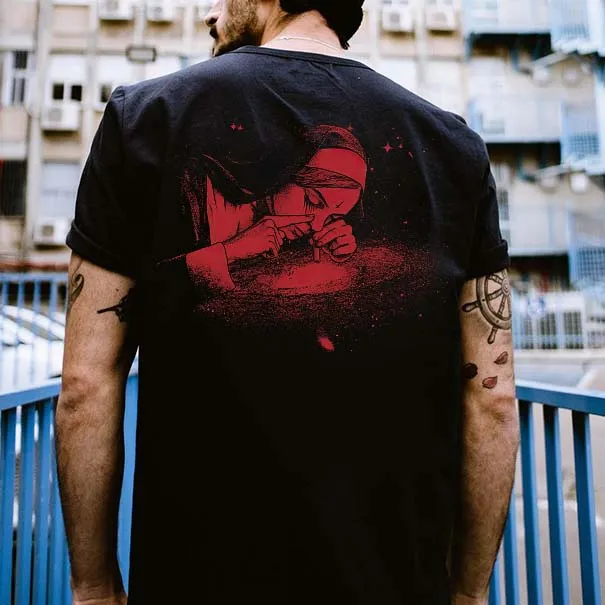 Unholy Nun Printed Men's T-shirt
