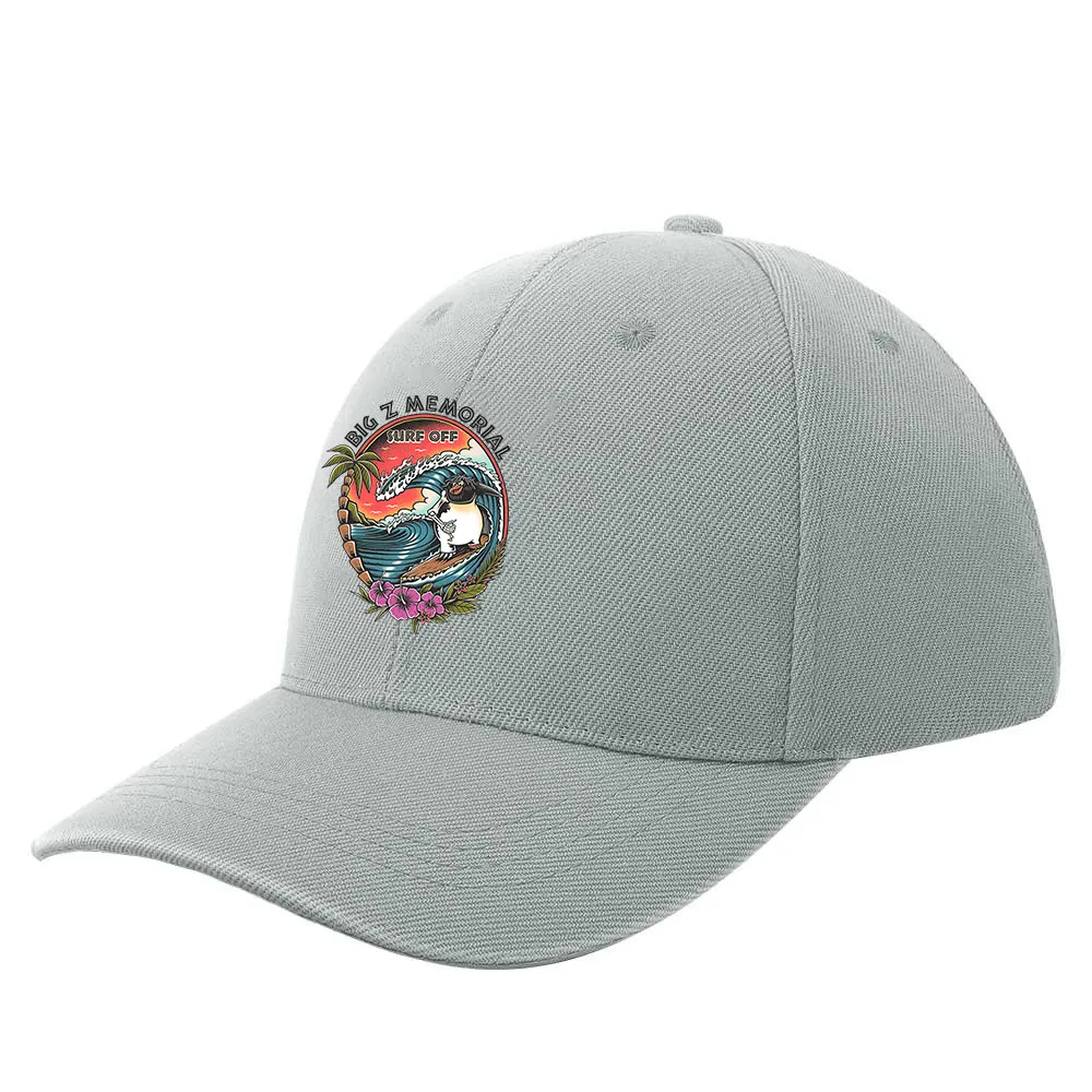 Big Z Memorial Surf Off Printed Children'S Bent Rubber Baseball Caps