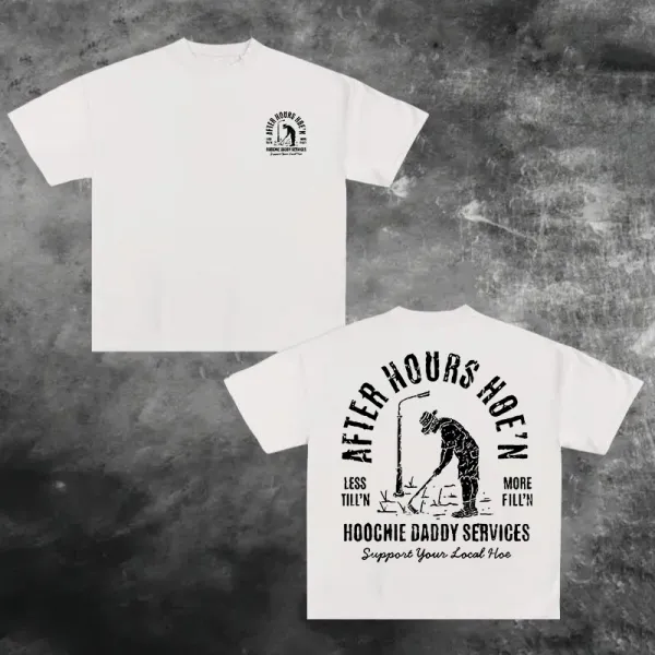 After Hours Hoe'n Printed Unisex Oversized T-shirts