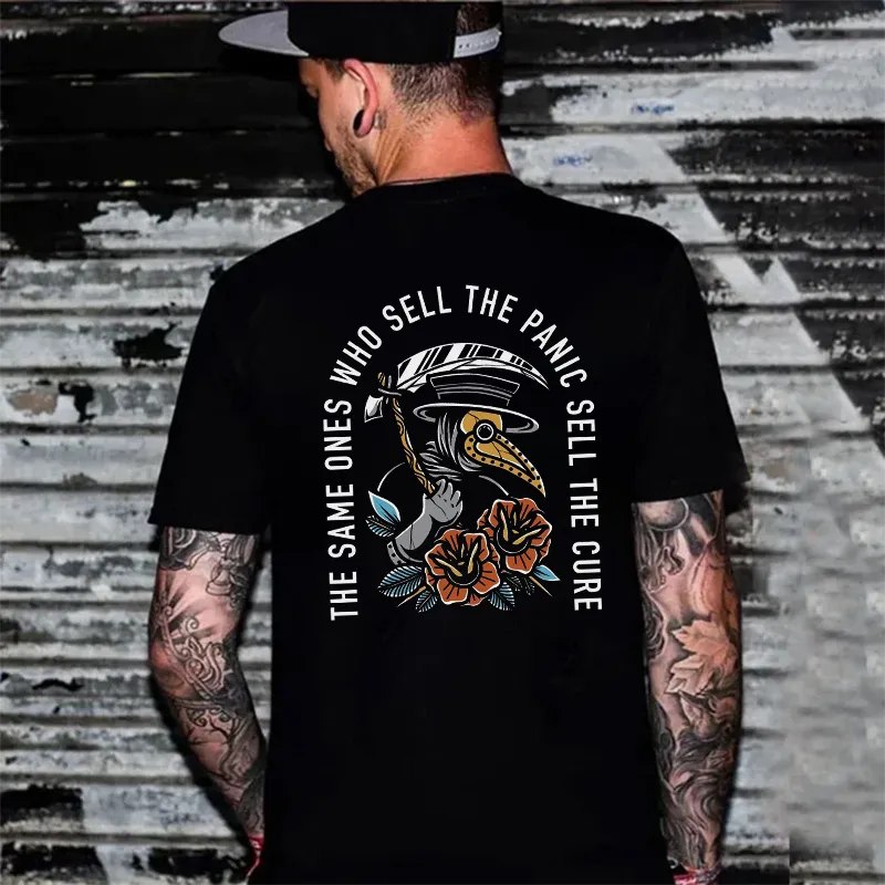 The Same Ones Who Sell The Panic Sell The Cure Men T-Shirt