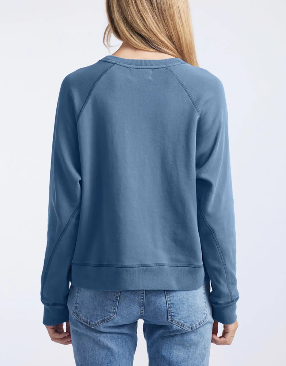 Le Marais Paris Sweat - Washed Slate/Sorbet