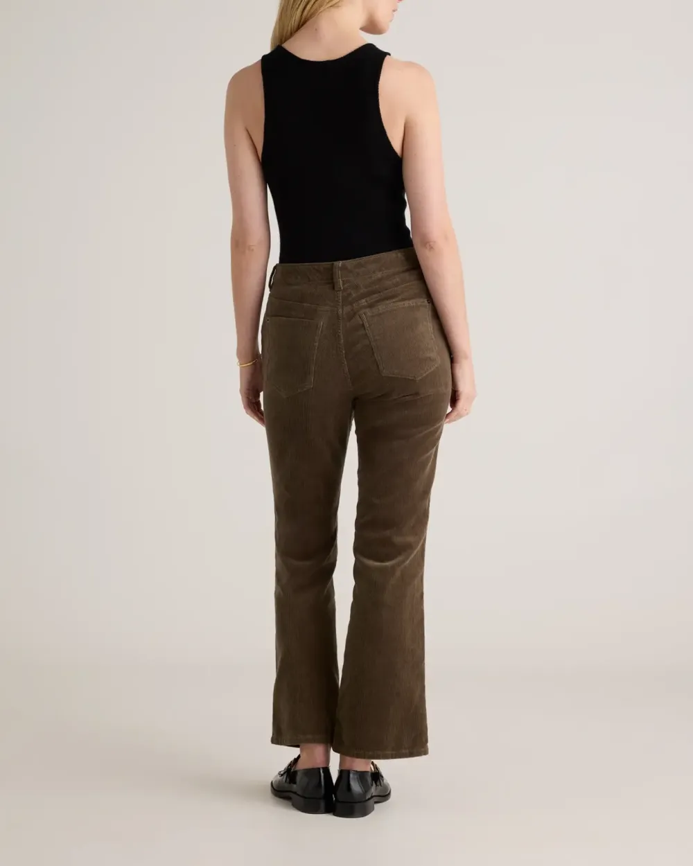 Cotton Corduroy Flare Pants