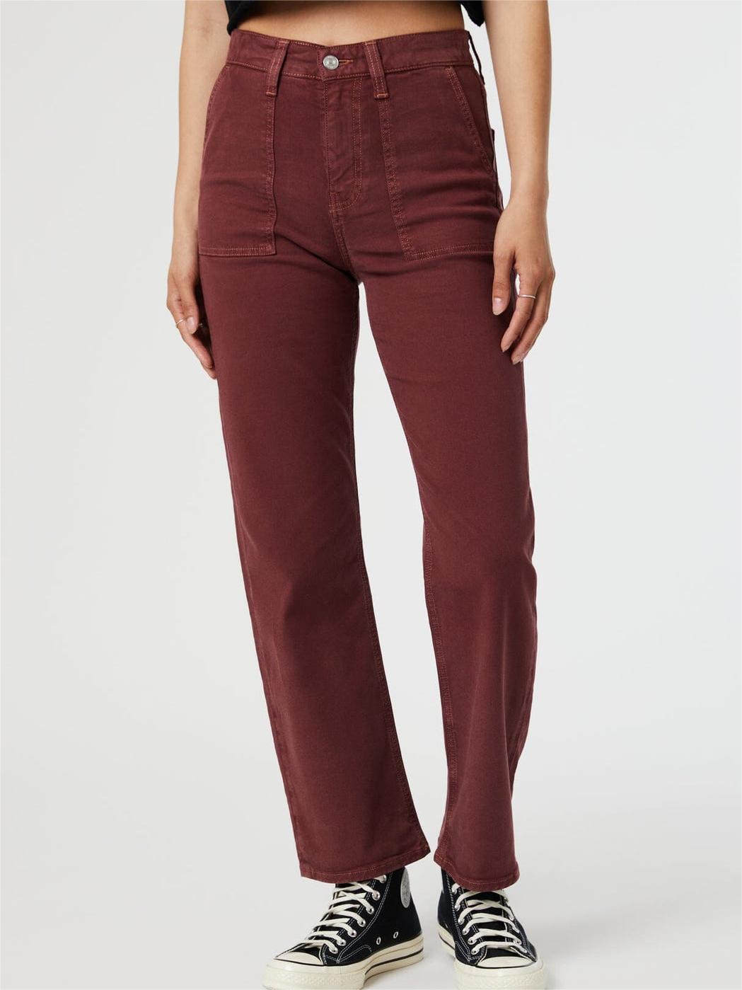 Shelia Front Pocket Straight Leg Daily Pants