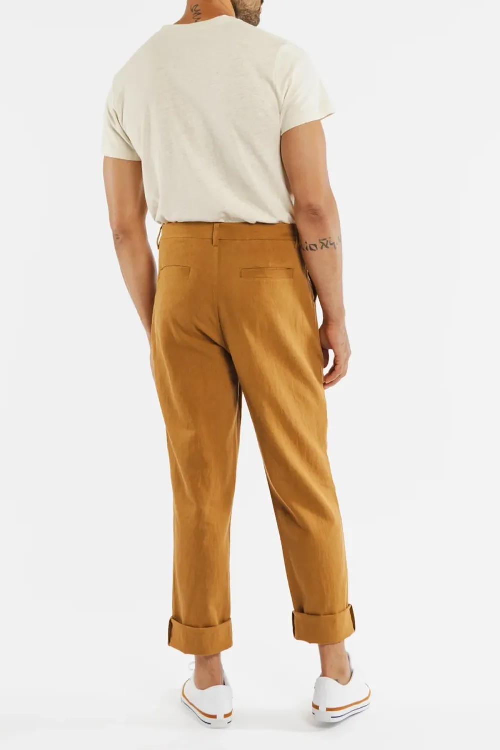 Tailored Wool Blend Pants