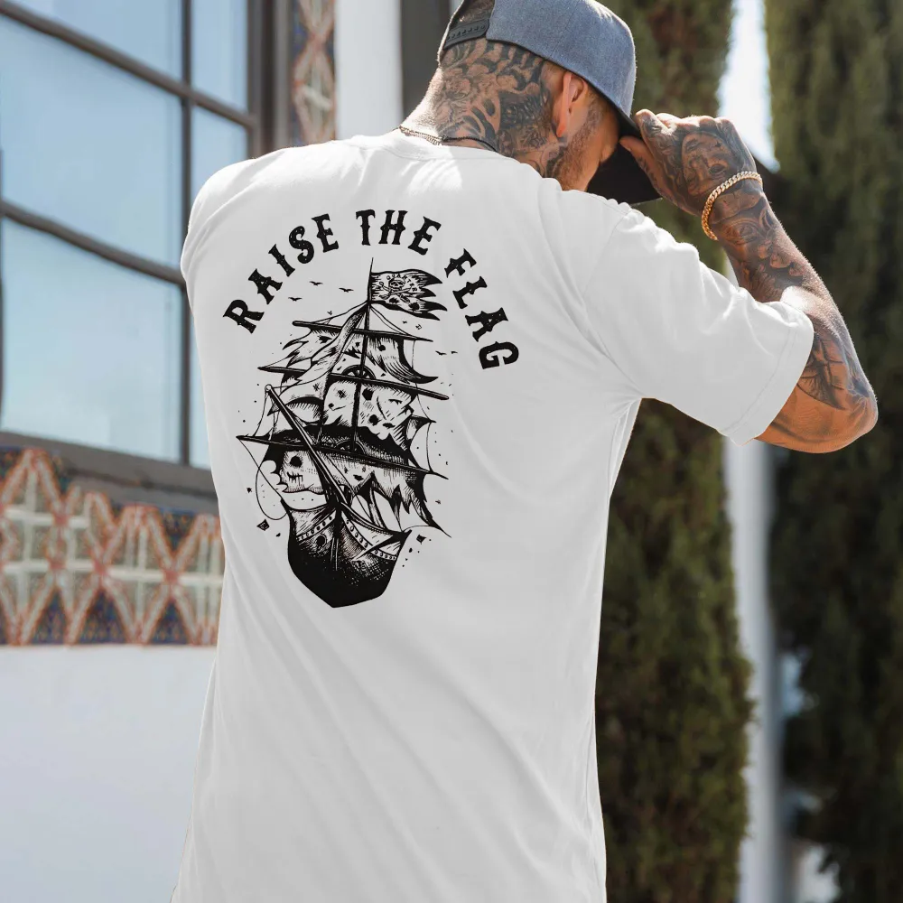Raise The Flag Printed Men's T-shirt