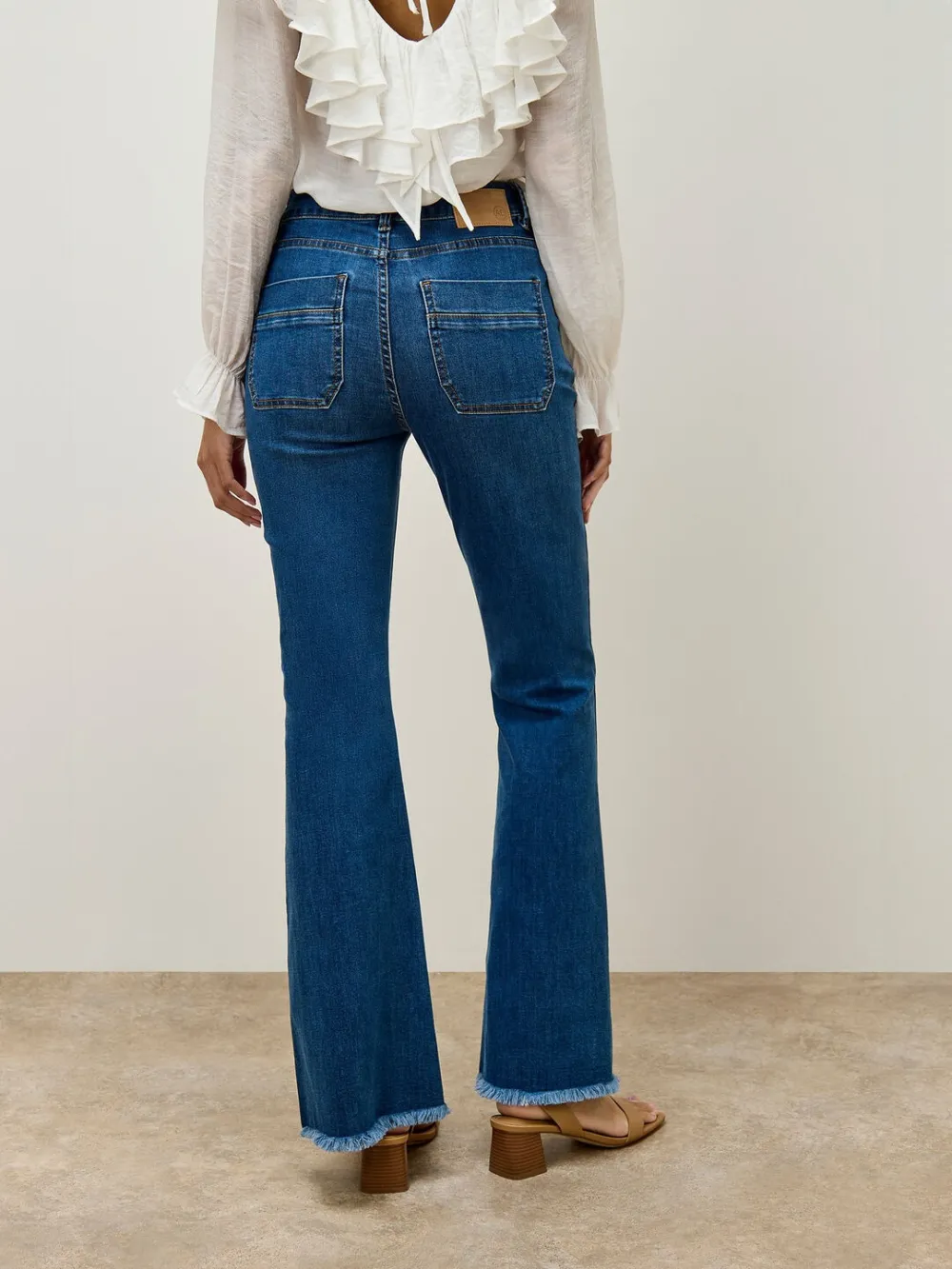 Lucia Retro High-Rise Flare Jeans