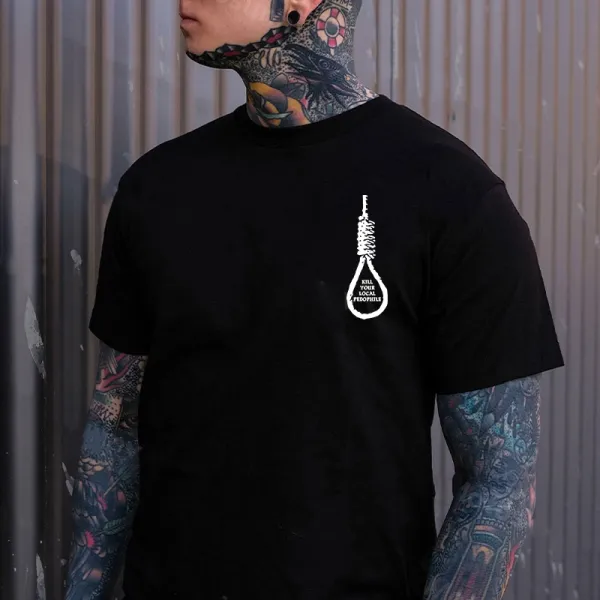 Kill Your Local Pedophile Printed Men's T-shirt