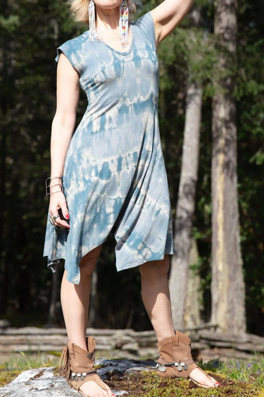 Buttercup Dress - Shibori