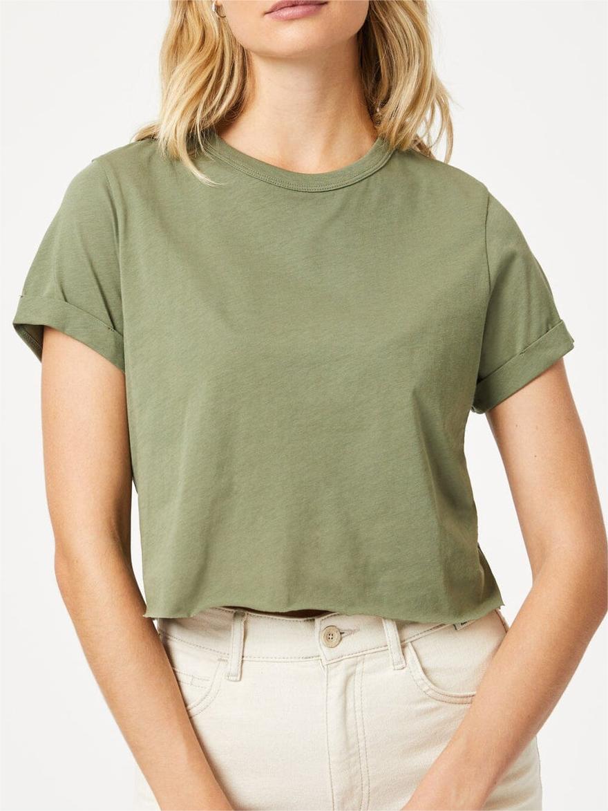 Casual Cropped T-Shirt