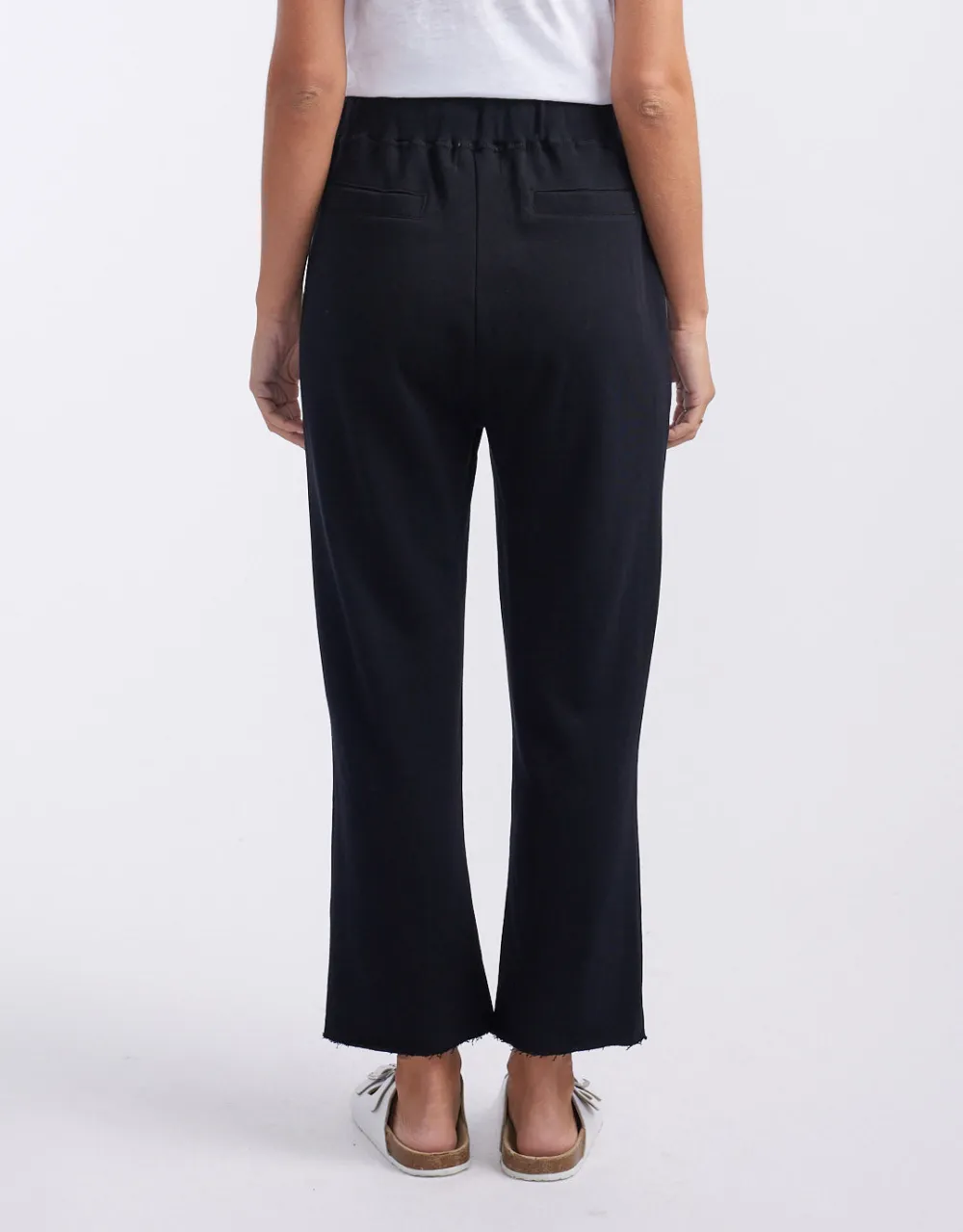 Raw Edge Lounge Pant - Black