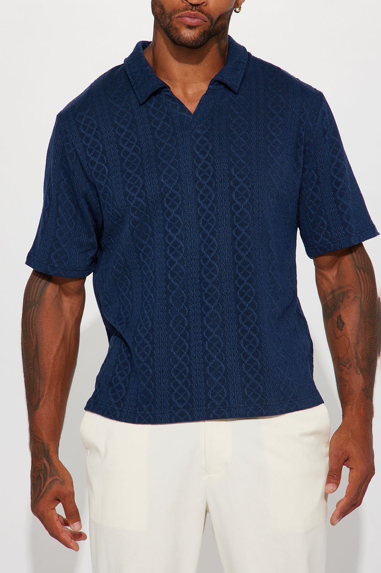 Zig Zag Road Short Sleeve Polo