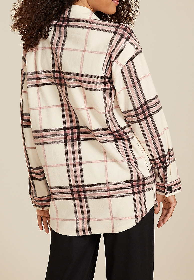 Wilder Plaid Fleece Shacket