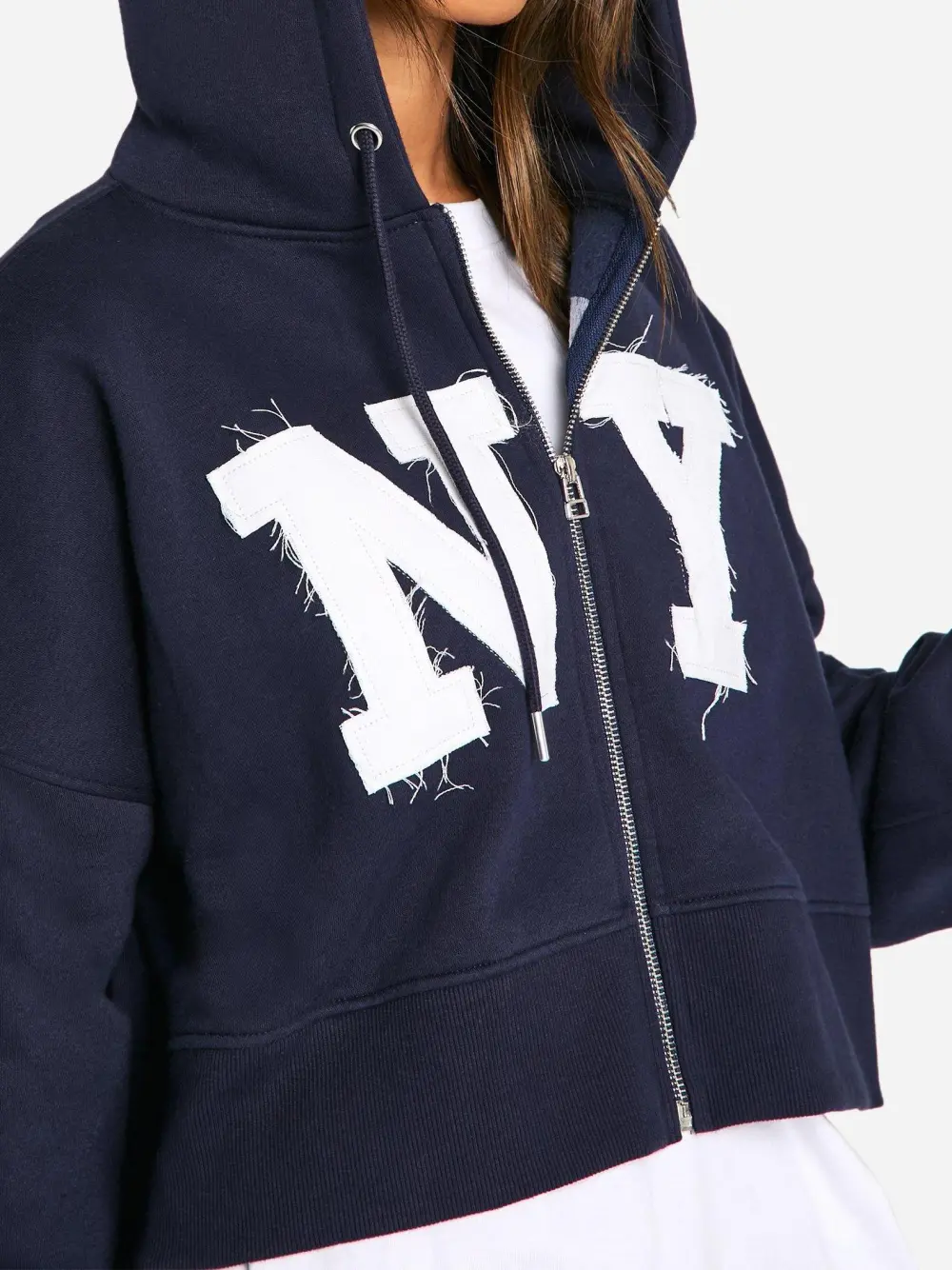 BOXY ZIP THROUGH HOODIE