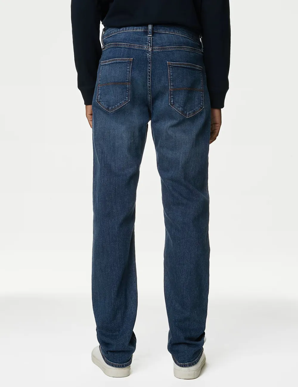 Straight Fit Stretch Jeans