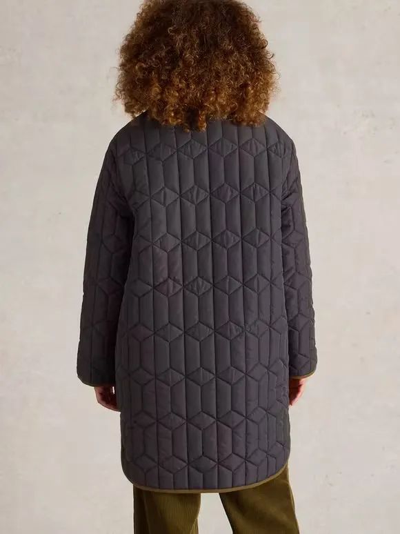 Carmel Borg Lined Quilted Coat