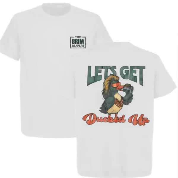 Lets Get Ducked Up Printed Unisex Oversized T-shirts