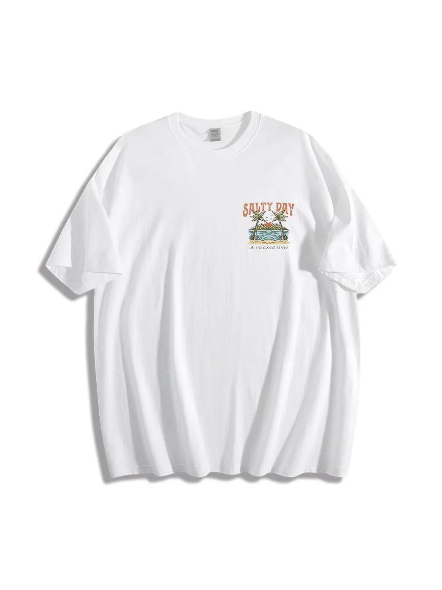 Men'S Casual Short Sleeve Crew Neck T-Shirt